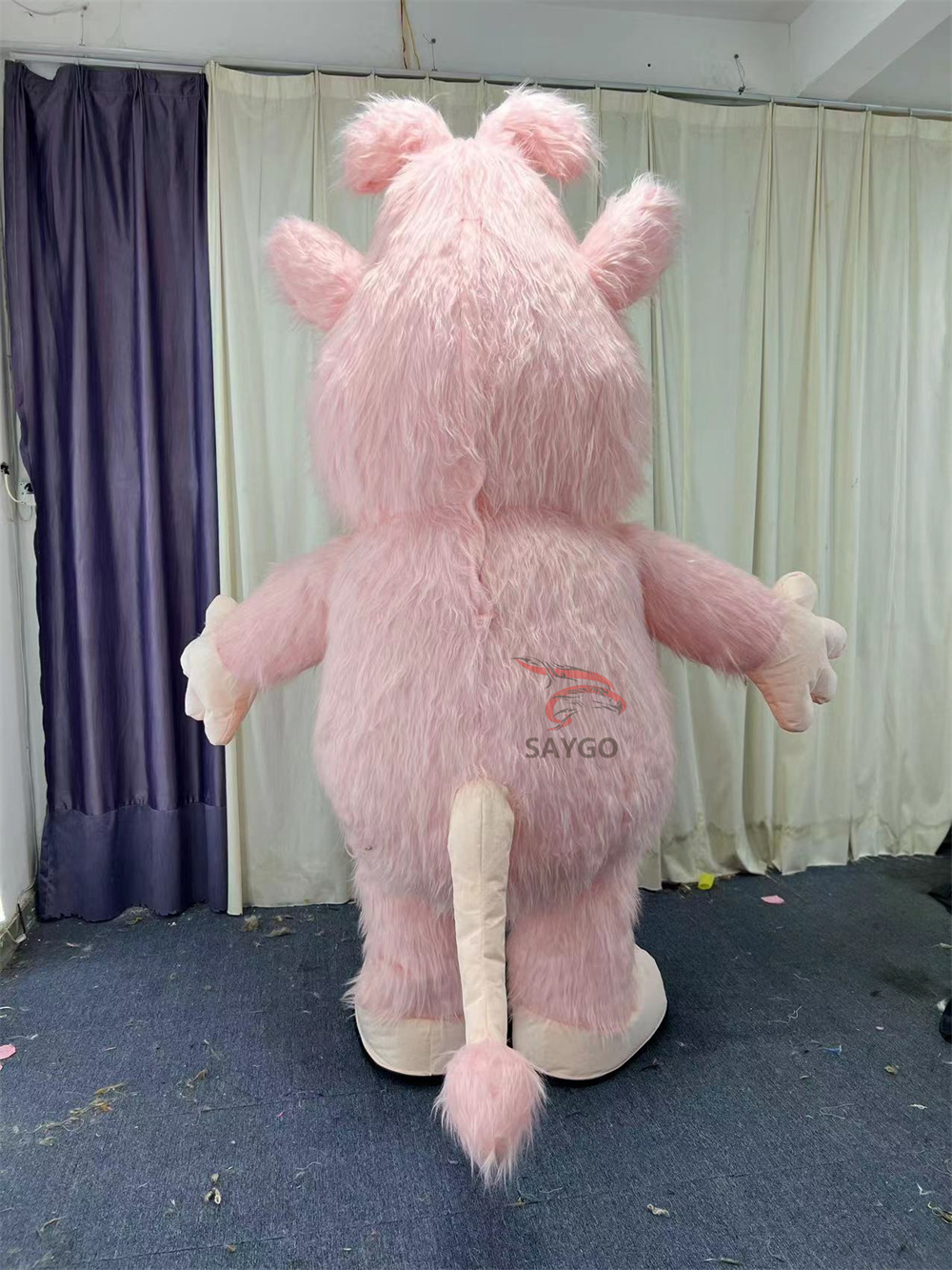 Pink Booba Mascot Costume Party Show Giant Plush Inflatable Adult Party Event Mascot Cartoon Fancy Dress Character Costume,Big Mascot,Pink Booba Mascot Costume Party Show Giant Plush Inflatable Adult Party Event Mascot Cartoon Fancy Dress Character Costume