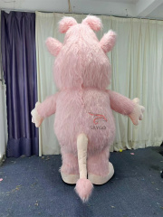 Pink Booba Mascot Costume Party Show Giant Plush Inflatable Adult Party Event Mascot Cartoon Fancy Dress Character Costume,Big Mascot,Pink Booba Mascot Costume Party Show Giant Plush Inflatable Adult Party Event Mascot Cartoon Fancy Dress Character Costume