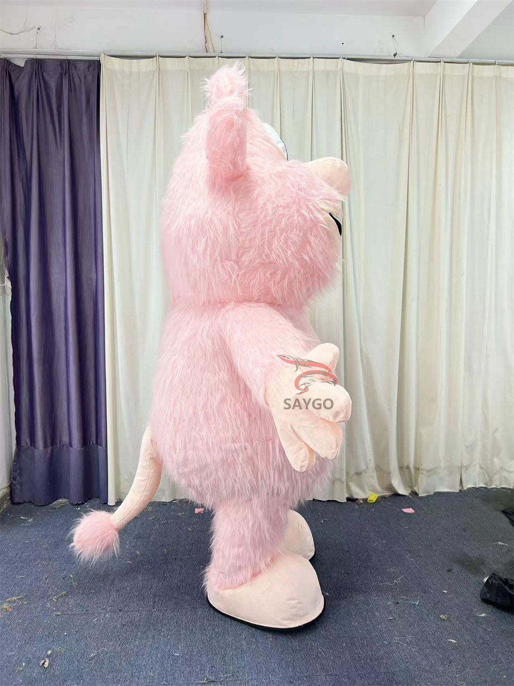 Pink Booba Mascot Costume Party Show Giant Plush Inflatable Adult Party Event Mascot Cartoon Fancy Dress Character Costume,Big Mascot,Pink Booba Mascot Costume Party Show Giant Plush Inflatable Adult Party Event Mascot Cartoon Fancy Dress Character Costume