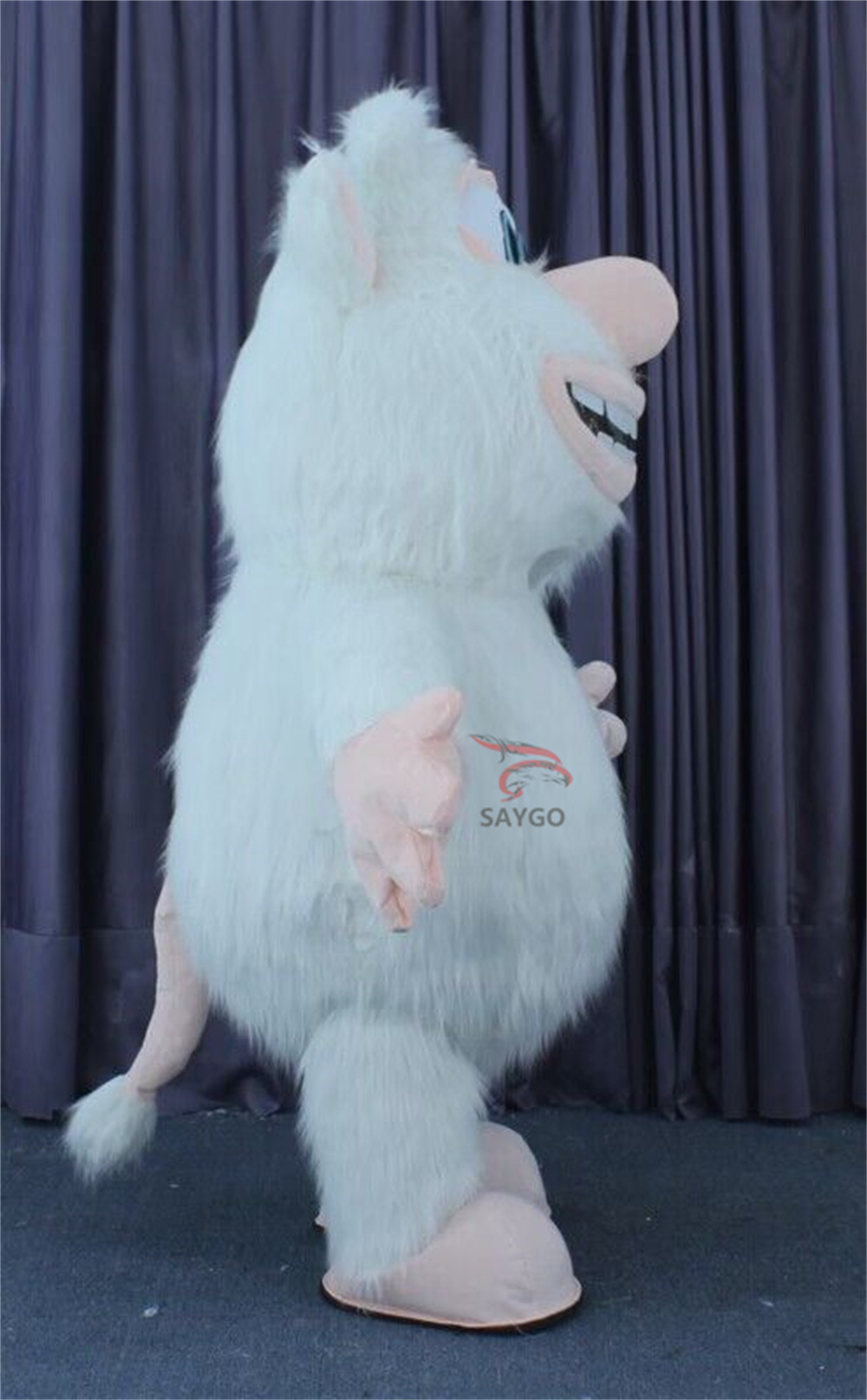 White Booba Mascot Costume Party Show Giant Plush Inflatable Adult Party Event Mascot Cartoon Fancy Dress Character Costume,Big Mascot,White Booba Mascot Costume Party Show Giant Plush Inflatable Adult Party Event Mascot Cartoon Fancy Dress Character Costume