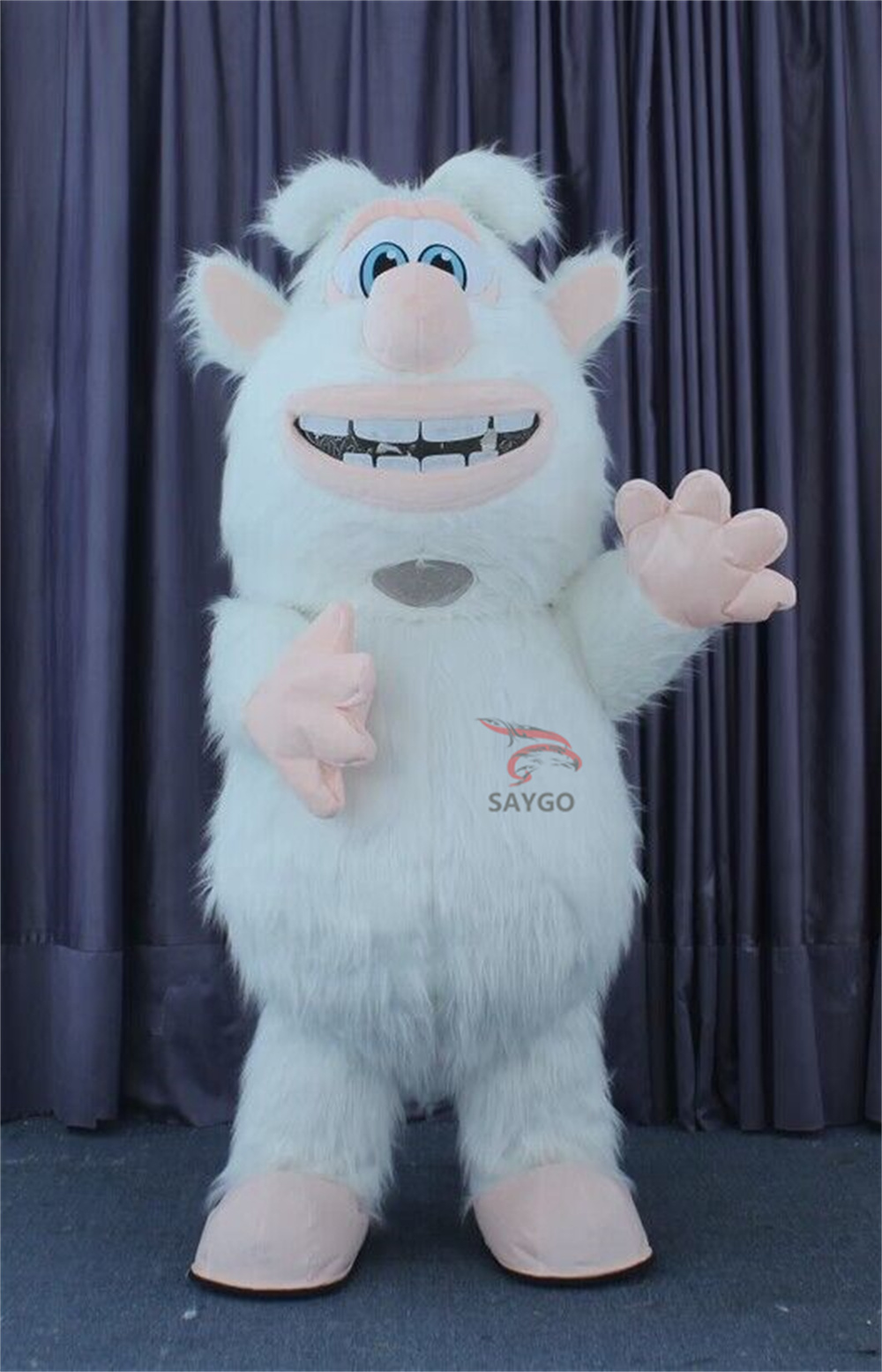 White Booba Mascot Costume Party Show Giant Plush Inflatable Adult Party Event Mascot Cartoon Fancy Dress Character Costume,Big Mascot,White Booba Mascot Costume Party Show Giant Plush Inflatable Adult Party Event Mascot Cartoon Fancy Dress Character Costume