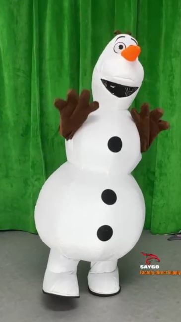 Olaf Frozen Mascot Costume Party Show Giant Plush Inflatable Adult Party Event Mascot Cartoon Fancy Dress Character Costume,Big Mascot,Olaf Frozen Mascot Costume Party Show Giant Plush Inflatable Adult Party Event Mascot Cartoon Fancy Dress Character Costume
