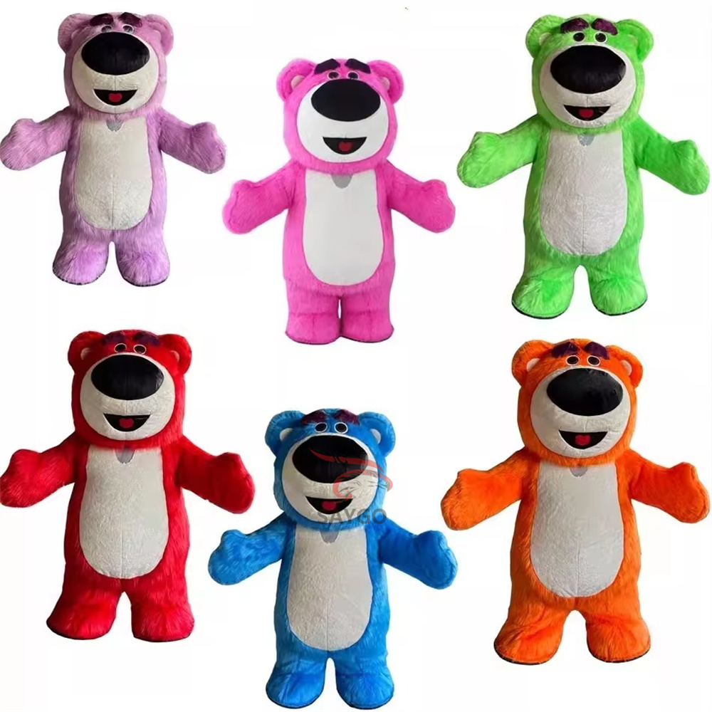 Orange Furry Lotso' Bear  Mascot Costume Party Show Giant Plush Inflatable Adult Party Event Mascot Cartoon Fancy Dress Character Costume,Big Mascot,Orange Furry Lotso' Bear  Mascot Costume Party Show Giant Plush Inflatable Adult Party Event Mascot Cartoon Fancy Dress Character Costume