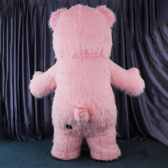 Pink Lotso' Bear with Purple Eyebrow  Mascot Costume Party Show Giant Plush Inflatable Adult Party Event Mascot Cartoon Fancy Dress Character Costume,Big Mascot,Pink Lotso' Bear with Purple Eyebrow  Mascot Costume Party Show Giant Plush Inflatable Adult Party Event Mascot Cartoon Fancy Dress Character Costume