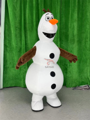 Olaf Frozen Mascot Costume Party Show Giant Plush Inflatable Adult Party Event Mascot Cartoon Fancy Dress Character Costume,Big Mascot,Olaf Frozen Mascot Costume Party Show Giant Plush Inflatable Adult Party Event Mascot Cartoon Fancy Dress Character Costume