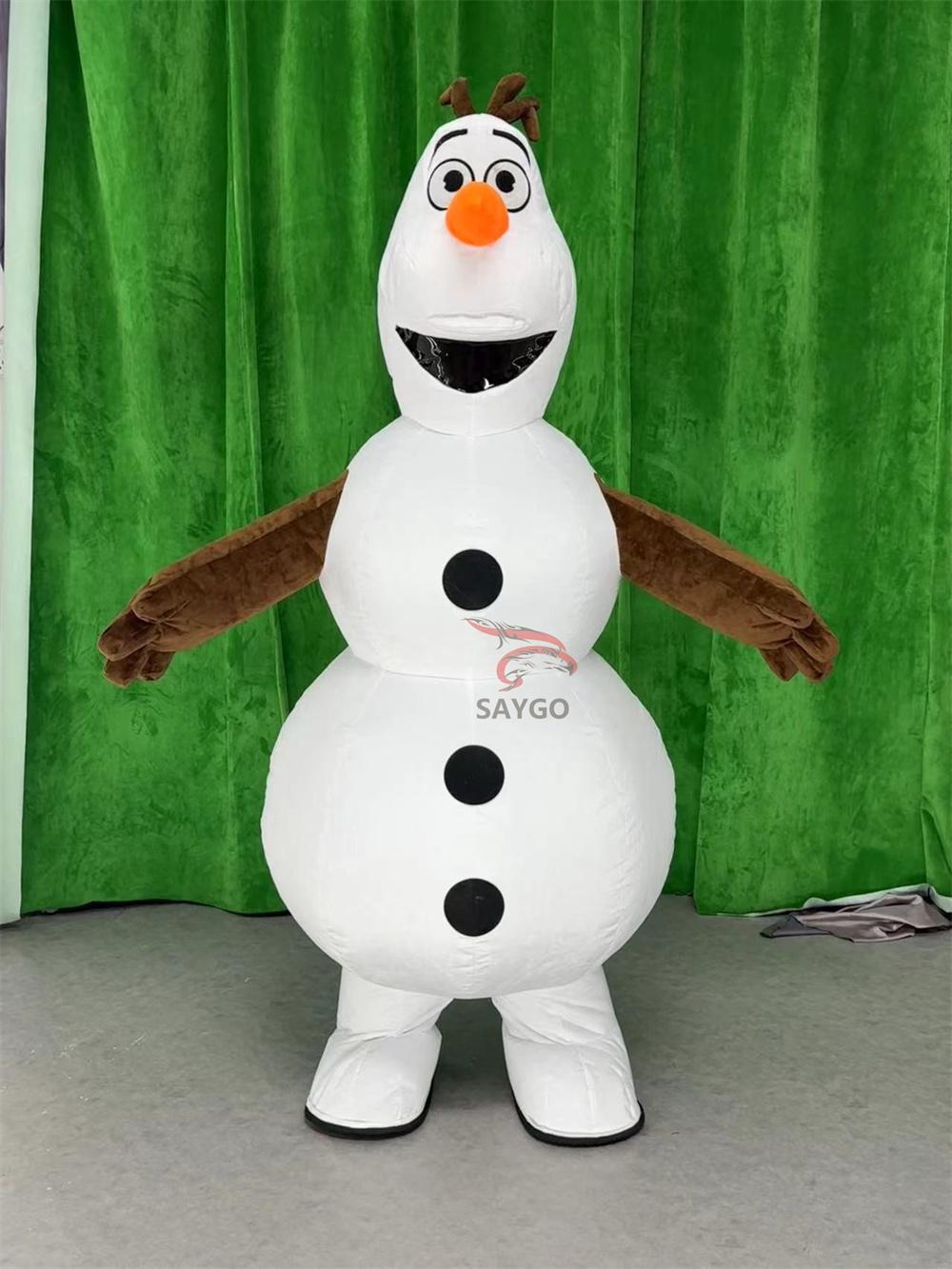 Olaf Frozen Mascot Costume Party Show Giant Plush Inflatable Adult Party Event Mascot Cartoon Fancy Dress Character Costume,Big Mascot,Olaf Frozen Mascot Costume Party Show Giant Plush Inflatable Adult Party Event Mascot Cartoon Fancy Dress Character Costume