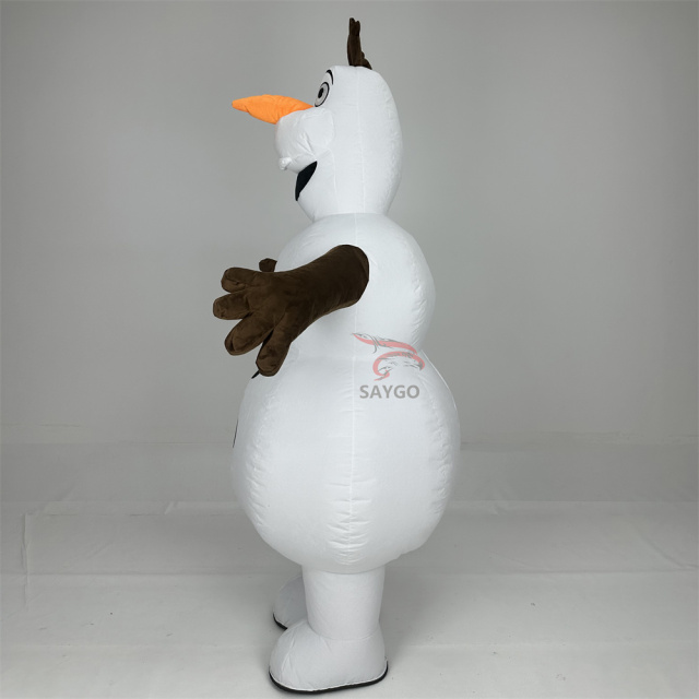 Olaf Frozen Mascot Costume Party Show Giant Plush Inflatable Adult Party Event Mascot Cartoon Fancy Dress Character Costume,Big Mascot,Olaf Frozen Mascot Costume Party Show Giant Plush Inflatable Adult Party Event Mascot Cartoon Fancy Dress Character Costume