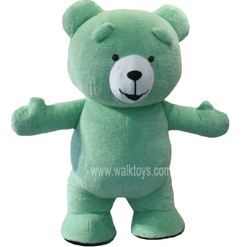 Only 1 Piece Available Teddy Bear Mascot Costume Furry Puppets 2m 2.6m Teddy Bear Mascot Costume Suits for Business Rental