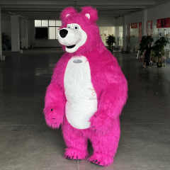 Pink Red Black Brown Adult Fancy Dress Christmas Party Inflatable  Mascot Costume