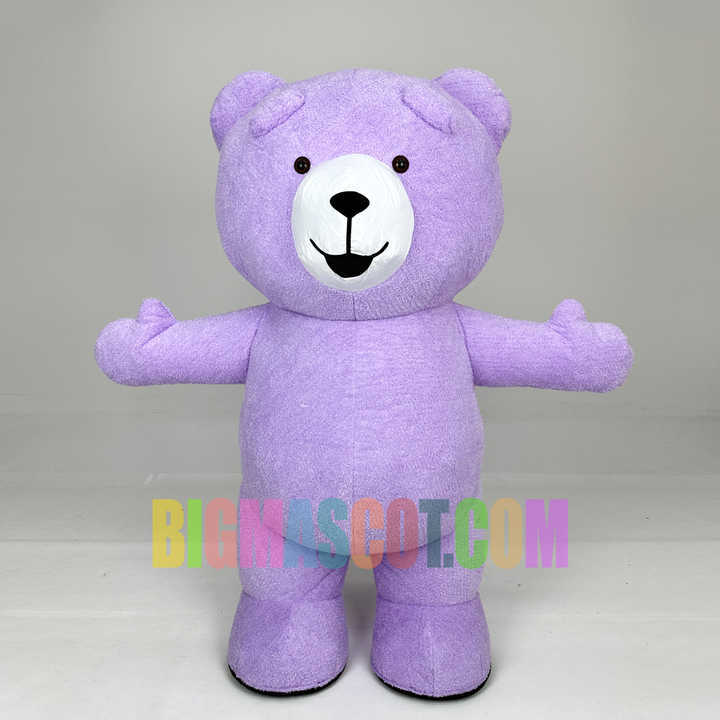 Factory Adult Fancy Dress Christmas Party Panda Teddy Bear Inflatable Mascot Costume