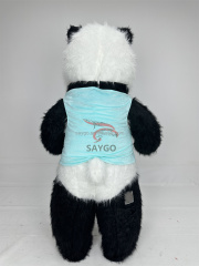 Inflatable Panda and Polar Bear Mascot Costume Party Adult Animal Costume for Sale With Customized Logo Shirt
