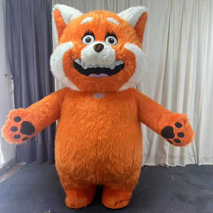 Turning Red Panda Inflatable Bear Mascot Costumes for Adults Popular Party Dress Adult Raccoon Costume Raccoon Inflatable Mascot Costume,Big Mascot,Red Panda Inflatable Bear Mascot Costumes for Adults Popular Party Dress Adult Raccoon Costume Raccoon Inflatable Mascot Costume