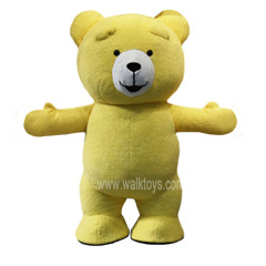 Only 1 Piece Available Teddy Bear Mascot Costume Furry Puppets 2m 2.6m Teddy Bear Mascot Costume Suits for Business Rental