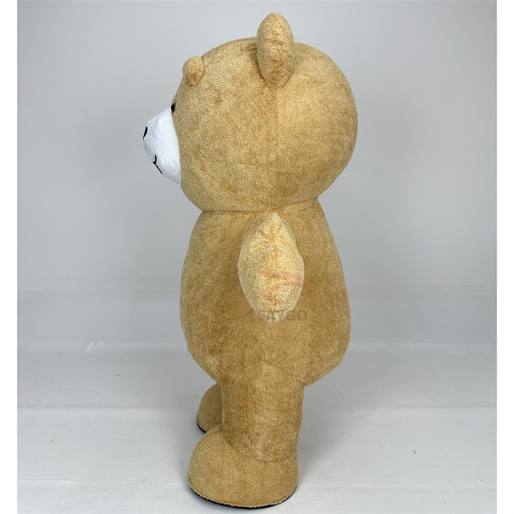 2m Light Brown Inflatable Teddy Bear Mascot Costume for Adults 2m 3m Customized Size Cartoon Mascots Cloth Hot Selling,Big Mascot,Light Brown Inflatable Panda Monkey Teddy Bear Mascot Costume for Adults 2m 3m Customized Size Cartoon Mascots Cloth Hot Selling