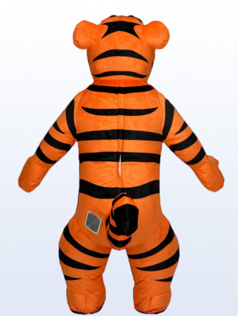 Realistic Inflatable Tiger Mascot Costume for Adults Unisex Party Use-Mardi Gras / Carnival Theme