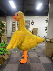 SAYGO HW-SY20 Custom Animal Halloween Inflatable Yellow Goose Mascot Costume for Adults Unisex Events Business 2m/2.6m