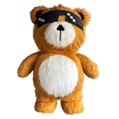 Saygo Halloween Fat Bear Mascot Costume Inflatable Plush Teddy Bear Costume With Bear Mascot Costume With Sunglasses for Sale