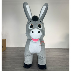 Inflatable Adult Donkey Mascot Costume for Party Mardi Gras/Carnival-Unisex,Big Mascot,Inflatable Adult Donkey Mascot Costume for Party Mardi Gras/Carnival-Unisex