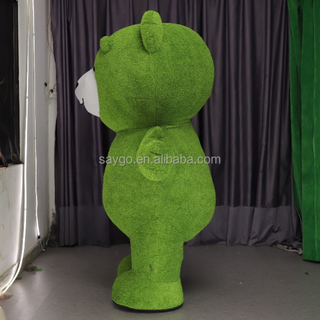 Hot Sale Green Teddy Bear Mascot Costumes Various Color Inflatable Giant Teddy Bear Costume Inflatable Teddy Bear Mascot Costume