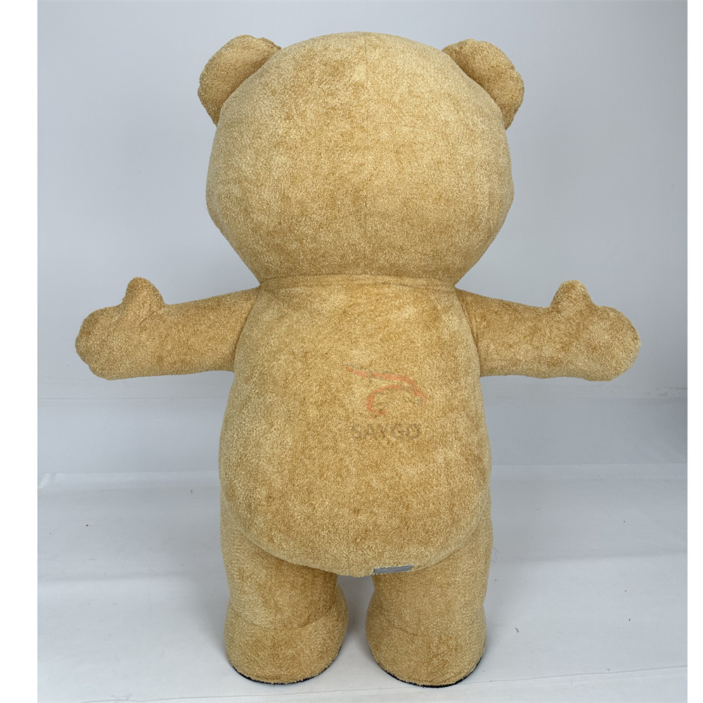 2m Light Brown Inflatable Teddy Bear Mascot Costume for Adults 2m 3m Customized Size Cartoon Mascots Cloth Hot Selling,Big Mascot,Light Brown Inflatable Panda Monkey Teddy Bear Mascot Costume for Adults 2m 3m Customized Size Cartoon Mascots Cloth Hot Selling