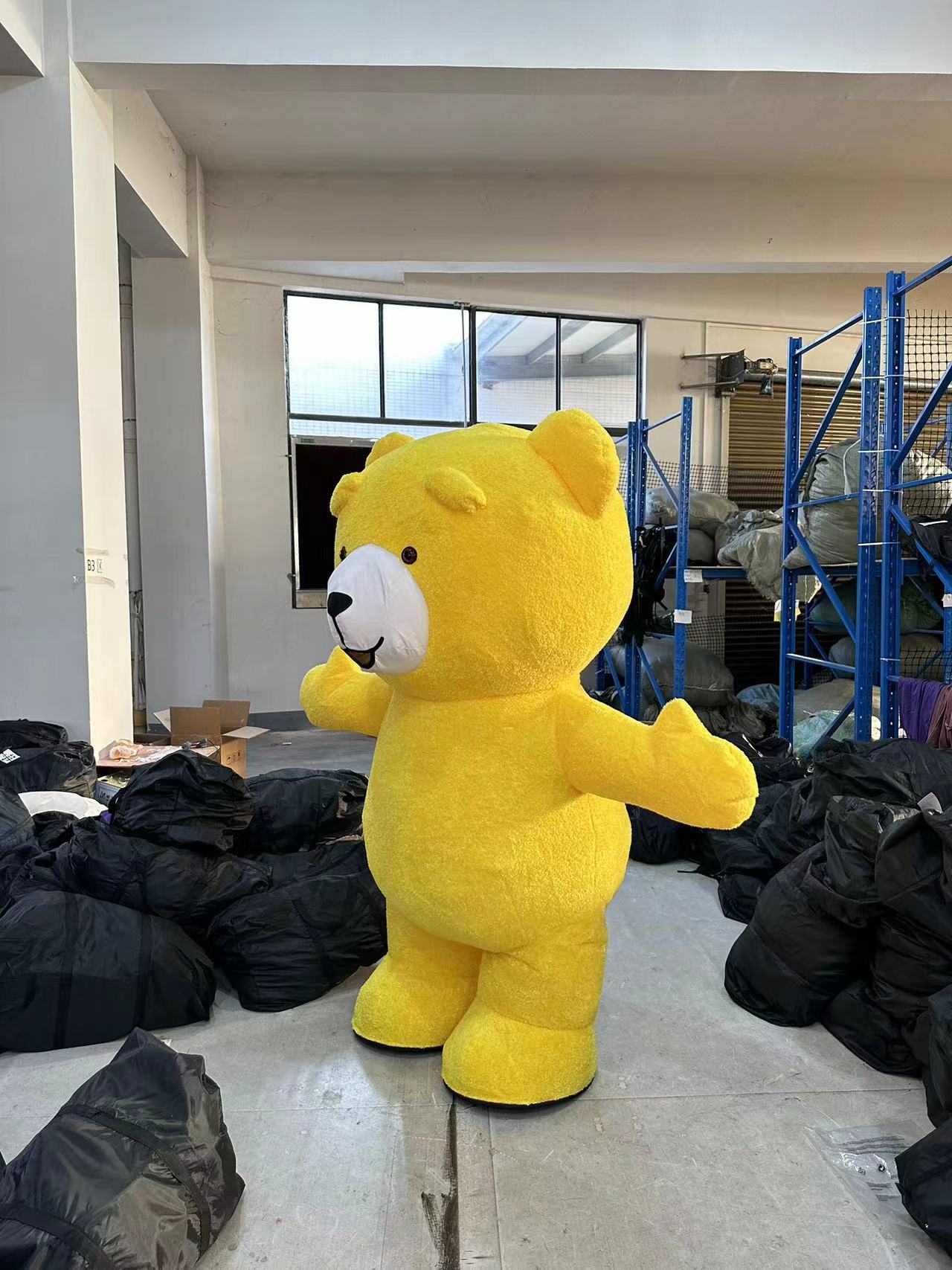 Yellow Teddy Bear Customized Inflatable Yellow Teddy Bear Couple Mascot Costume Birthday Weddings Commercial Valentine's Day for Adult,Big Mascot,2025 Unisex Customized Inflatable Yellow Teddy Bear Couple Mascot Costume Birthday Weddings Commercial Valentine's Day for Adult