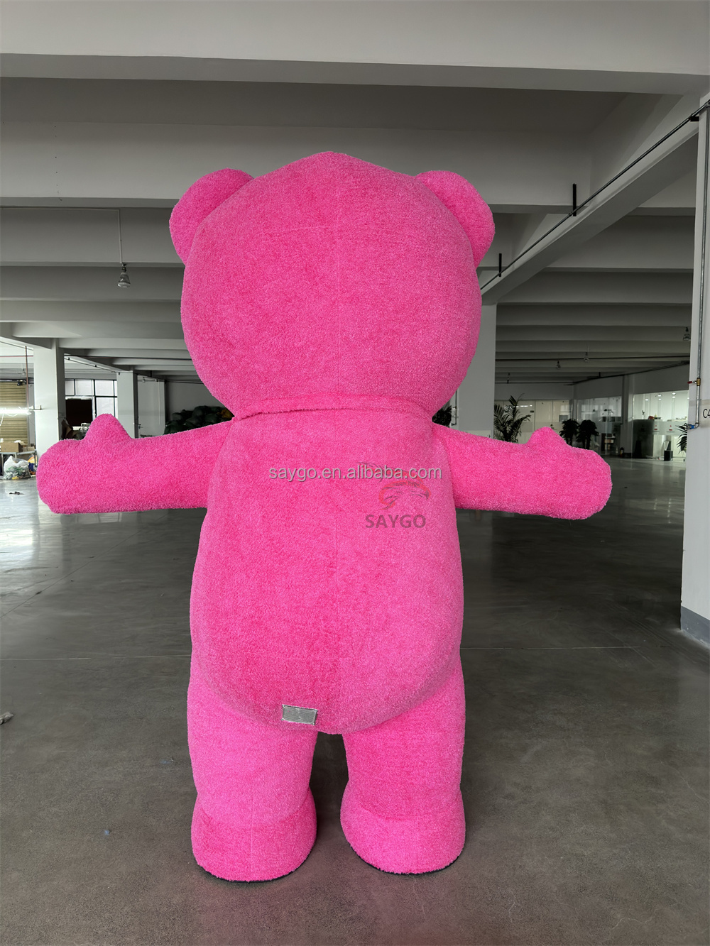 Giant Inflatable Teddy Bear Mascot Costume  Material Adult Unisex Mardi Gras Carnival Theme