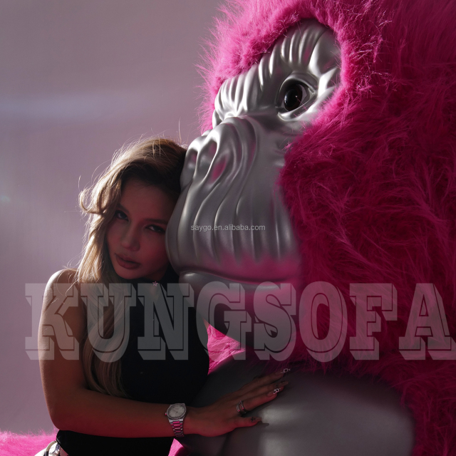 Animal Shaped Sofa Famous Cartoon Movie Inflatable Gorilla Costume Adult New Gorilla Shape Sofa Internet Celebrity Gorilla Couch