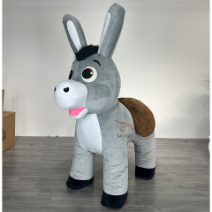Inflatable Adult Donkey Mascot Costume for Party Mardi Gras/Carnival-Unisex,Big Mascot,Inflatable Adult Donkey Mascot Costume for Party Mardi Gras/Carnival-Unisex