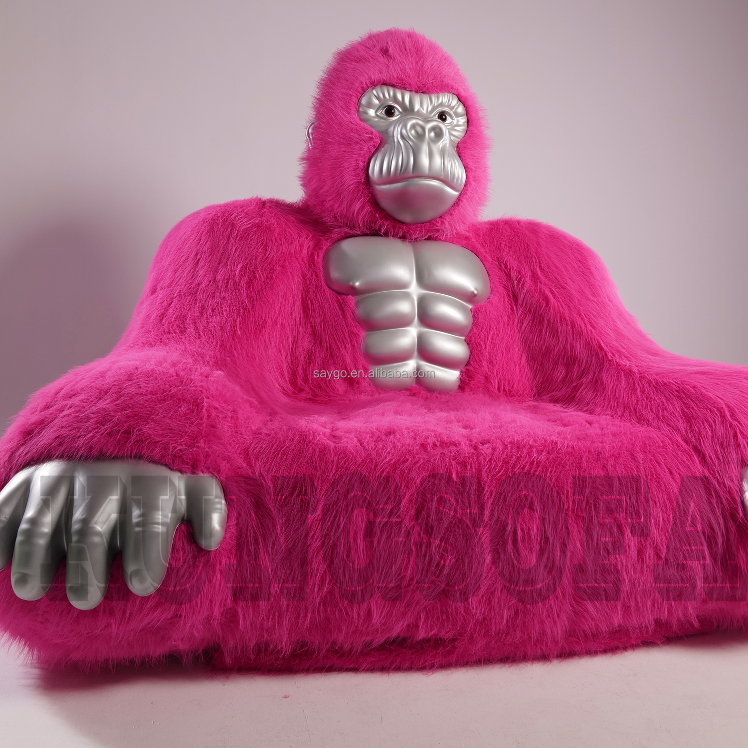 New Durable Giant Inflatable Gorilla Sofa New Gorilla Shape Sofa Internet Celebrity Gorilla Couch in Living Room