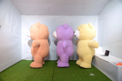 Hot Sale Green Teddy Bear Mascot Costumes Various Color Inflatable Giant Teddy Bear Costume Inflatable Teddy Bear Mascot Costume