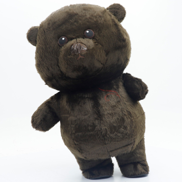 Outdoor Inflatable Costume Teddy Bear Fur Bear and Brown Bear Costume Adult Walking Mascot Costume Role-playing Dress up Party