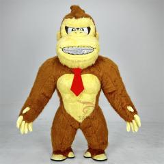 Realistic Monkey Wild Animal Inflatable Mascot Costume Inflatable Cartoon Walking Monkey Gorilla Costume for Party,Big Mascot,Realistic Wild Animal Inflatable Mascot Costume Inflatable Cartoon Walking Monkey Gorilla Costume for Party