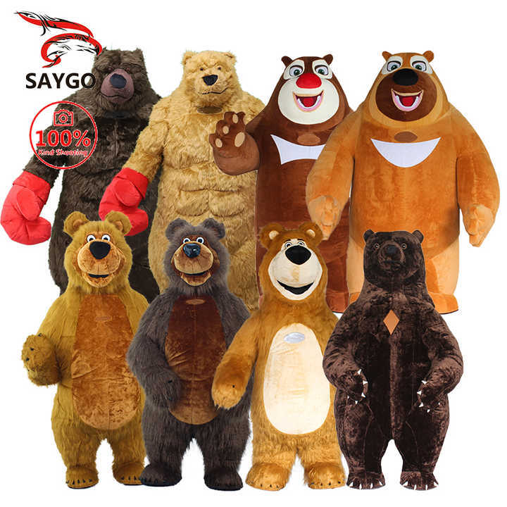 Saygo Hot Selling CE 2M/2.6M Inflatable  Cartoon Character Mascot Costume Cosplay Suit for Adult