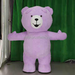 Saigao Big Size Inflatable Cartoon Character Mascot Costume Custom Plush Soft Teddy Bear Mascot Costumes for Mascot Costume