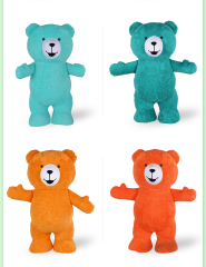 Mixed Color Color Teddy Bear Mascot Costume 2/2.6/3m Inflatable Plush Teddy Bear Costume Onesie for Events Walking Rental