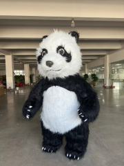 Saygo High Quality Custom Cartoon Giant Advertising Inflatable Walking Mascot Plush Panda Costume