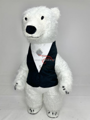Inflatable Panda and Polar Bear Mascot Costume Party Adult Animal Costume for Sale With Customized Logo Shirt