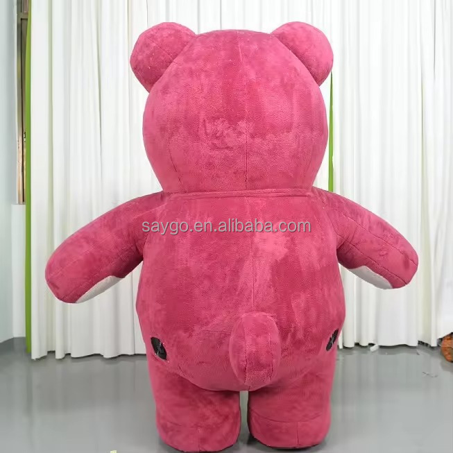 Lovely Style Dressing Bear Mascot Costume Various Color Inflatable Giant Teddy Bear Costume Inflatable Teddy Bear Mascot Costume