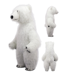 Saygo Source Factory 2M/2.6M/3M CE Inflatable Polar Bear Mascot Costume for Party