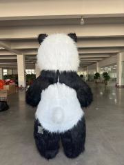 Saygo High Quality Custom Cartoon Giant Advertising Inflatable Walking Mascot Plush Panda Costume