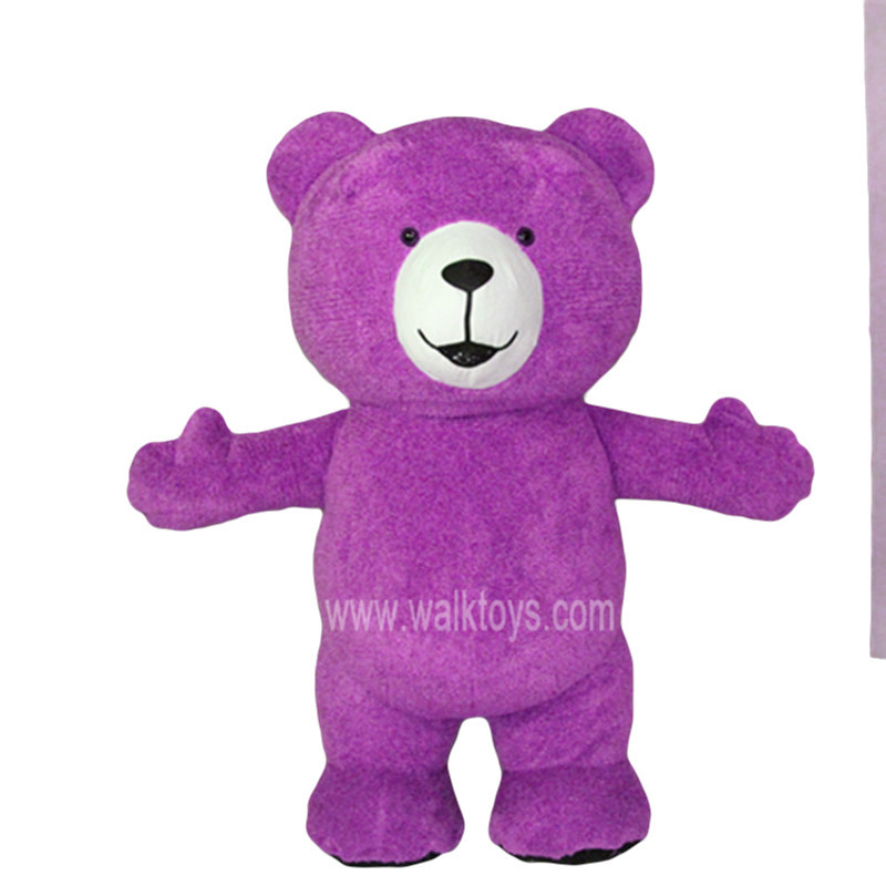 Only 1 Piece Available Teddy Bear Mascot Costume Furry Puppets 2m 2.6m Teddy Bear Mascot Costume Suits for Business Rental