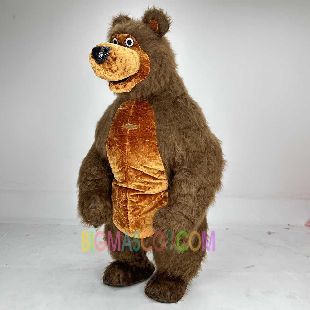 Professional Custom Inflatable Masha Bear Mascot Costume Cartoon Wearable Animal Performance Props Costumes for Party