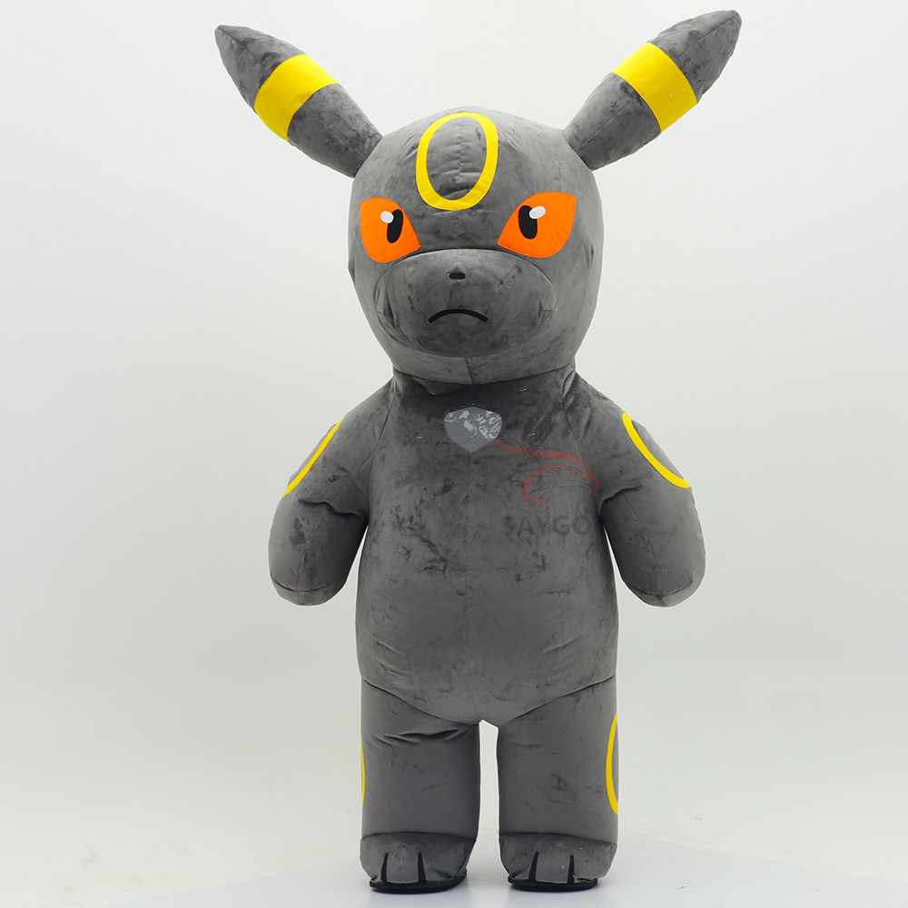 Espeon Adults Entertainment Wear Inflatable Umbreon Mascot Costume 2m/2.6m Tall Cartoon Character Mascot Costumes Sale,Big Mascot,Adults Entertainment Wear Inflatable Umbreon Mascot Costume 2m/2.6m Tall Cartoon Character Mascot Costumes Sale
