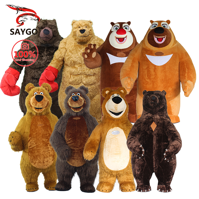 Saygo Hot Selling CE 2M/2.6M Inflatable  Cartoon Character Mascot Costume Cosplay Suit for Adult