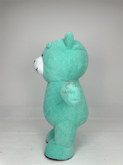 Mint Green Color Teddy Bear Mascot Costume 2m Fabric Teddy Bear Inflatable Costume for Cartoon Theme Parties,Big Mascot,Mint Green Color Teddy Bear Mascot Costume 2m Fabric Teddy Bear Inflatable Costume for Cartoon Theme Parties