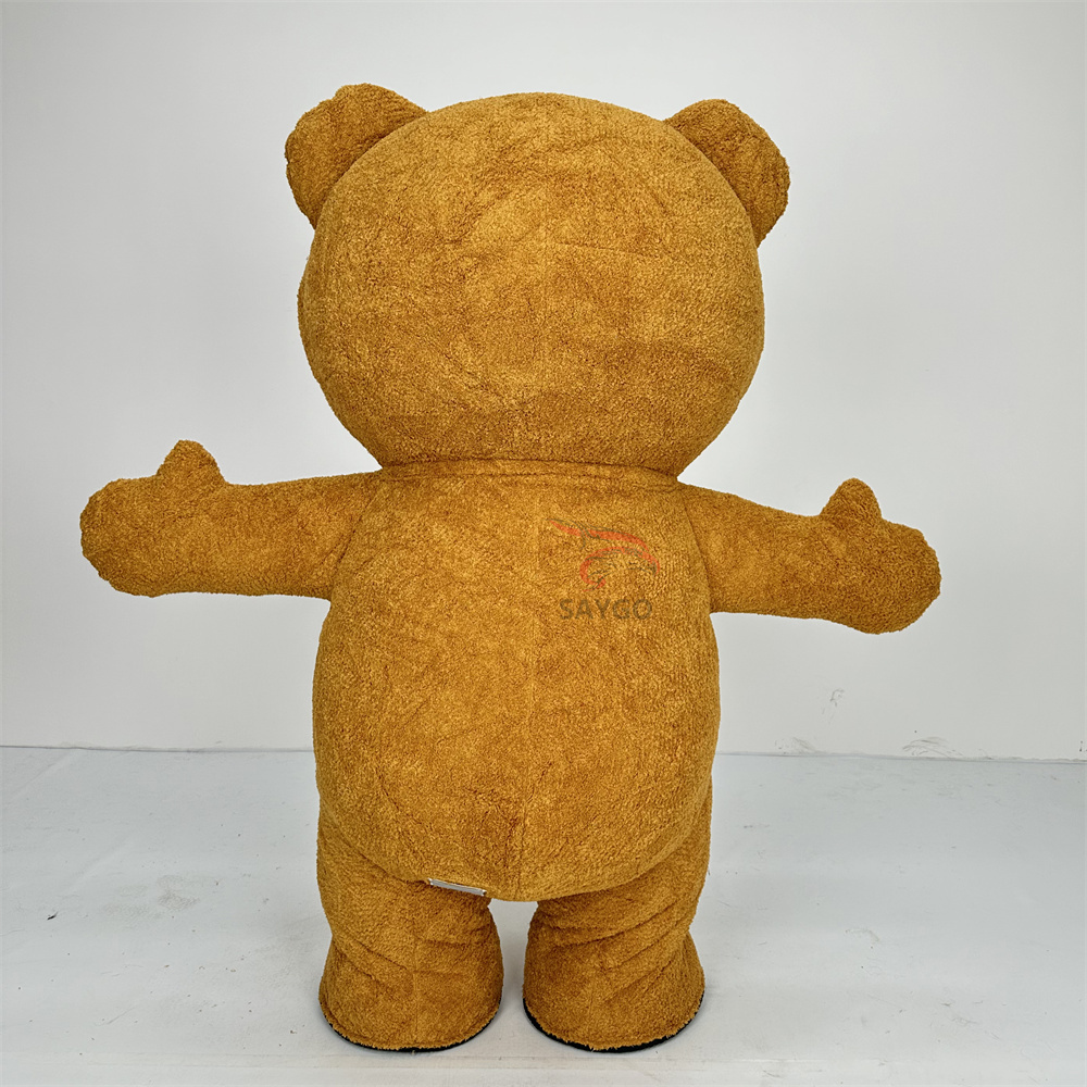 Inflatable Suit Plush Teddy Bear Mascot Costume 2m Inflatable Plush Cartoon Teddy Bear Mascots for Party & Performance Party