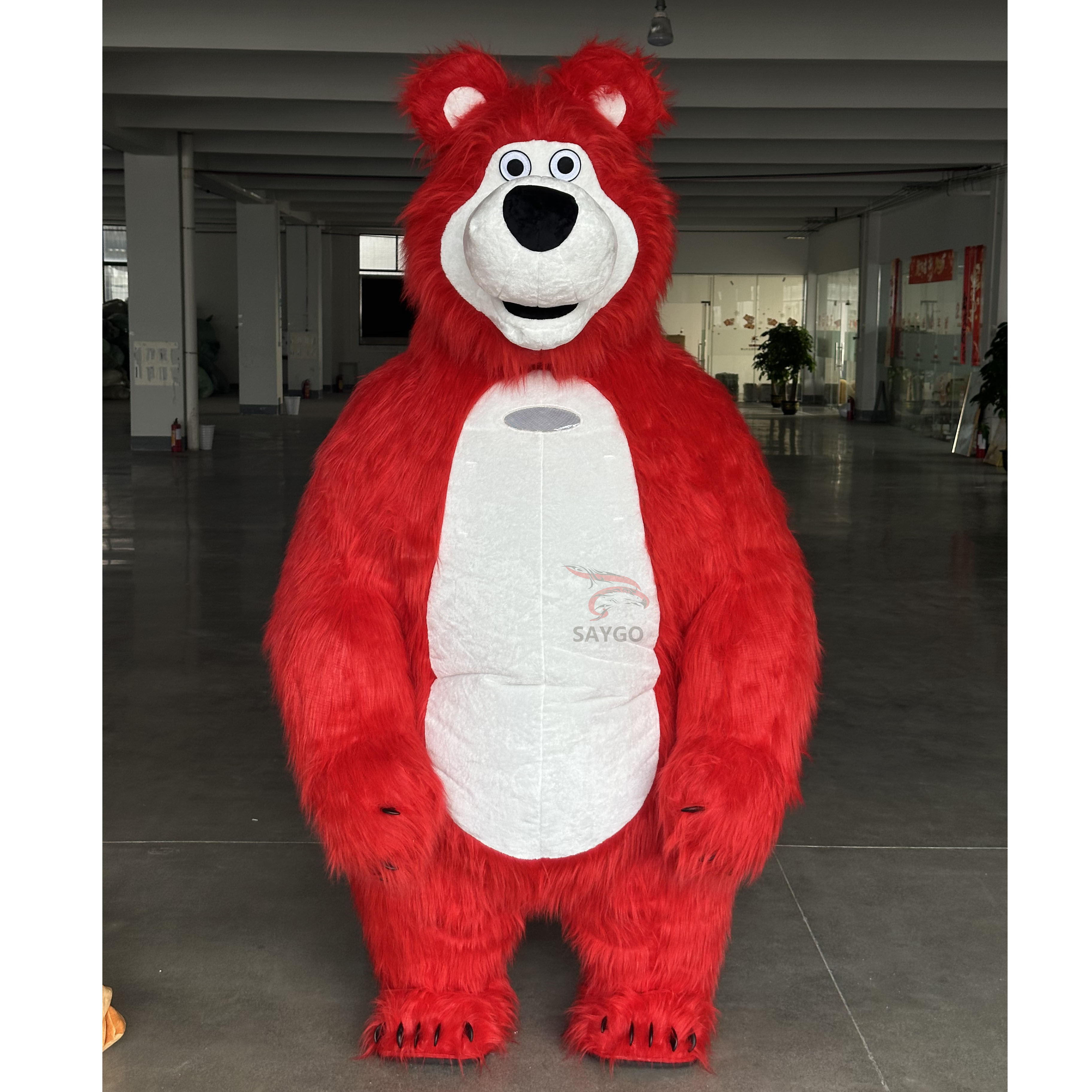 Custom Designed for Masha Bear Mascot Costume XL Inflatable Character Apparel for Adults Inspired Cartoon for Party Promotion