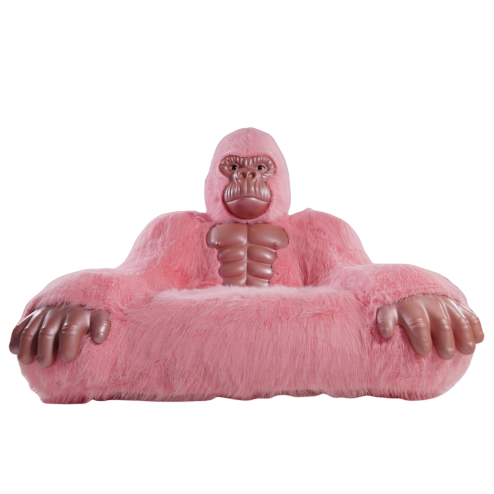 New Durable Giant Inflatable Gorilla Costume Adult New Gorilla Shape Sofa Internet Celebrity Gorilla Couch for Sale