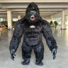 Giant Realistic Gorilla Inflatable king Kong Mascot Costume 2/2.6/3m Inflated Anime Costumes Gorilla for Events Dress