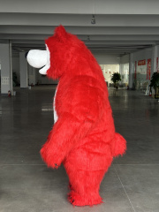 Pink Inflatable  Mascot Costume Adult Fancy Dress Christmas Party Panda Teddy Bear Mascot Costume